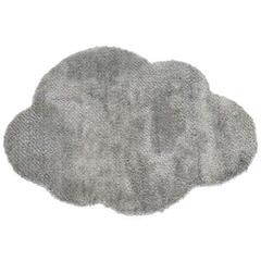 Tapis enfants 60x90 cm nuage gris pas cher