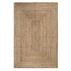 Tapis rectangulaire en jute , hempy pas cher