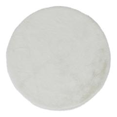 Tapis rond ø 120 cm jacob blanc pas cher