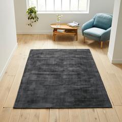 Tapis uni effet vieilli 100% viscose , izri pas cher