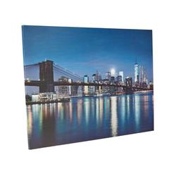 Toile led 85x110 cm manhattan led multicolor pas cher