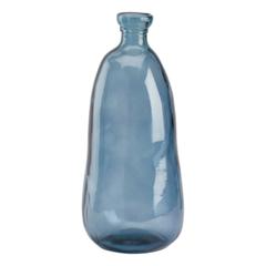 Vases bouteille h 51 cm granite bleu pas cher