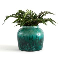 Vases en terre cuite émaillée h28 cm , chloris pas cher