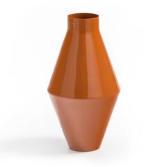 Vases métal esprit seventies h26 cm , plana pas cher